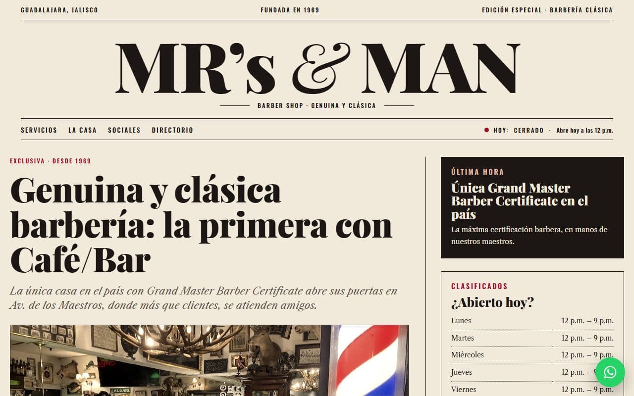 MR's & MAN Barber Shop